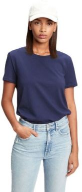 GAP ORGANIC Dámske tričko, tmavo modrá, veľkosť