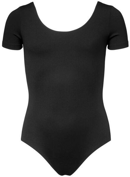 PAPILLON LEOTARD SHORT SLEEVES Detský trikot na balet, čierna, veľkosť