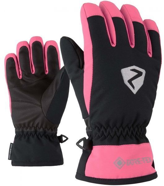 Ziener LARINO GTX JR Detské rukavice, čierna, veľkosť