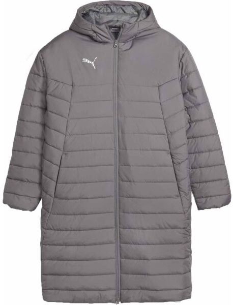 Puma TEAMFINAL BENCH JACKET Pánska zimná bunda, sivá, veľkosť
