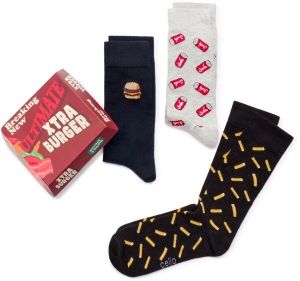 CELIO XMISOHAPPY Pánske ponožky v darčekovom balení, čierna, veľkosť