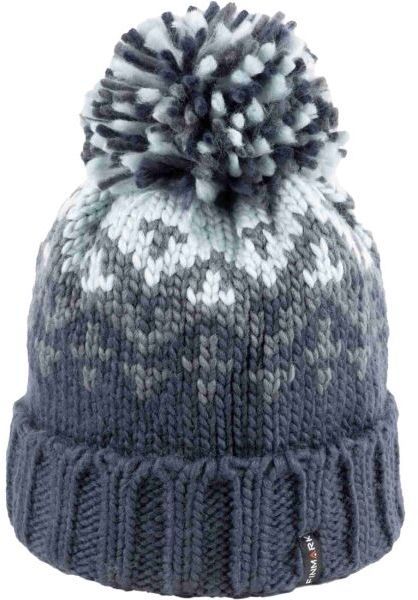 Finmark WINTER HAT Zimná pletená čiapka, modrá, veľkosť UNI