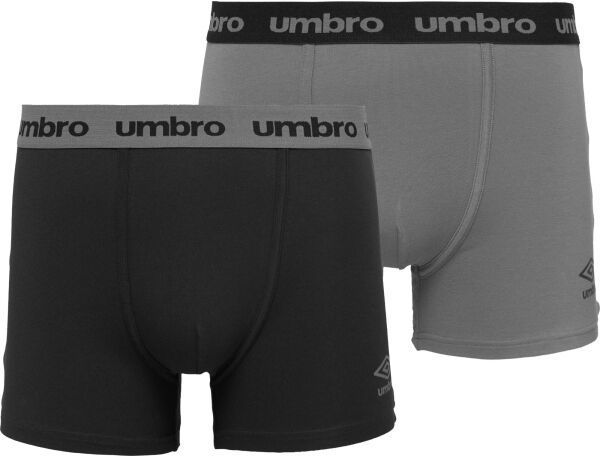 Umbro BOXER SHORT 2 PACK Pánske boxerky, čierna, veľkosť