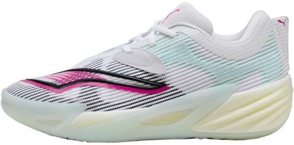 Puma ALL-PRO NITRO Pánska basketbalová obuv, biela, veľkosť 47