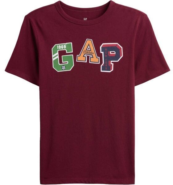 GAP V-SEPT SS VG Detské tričko, vínová, veľkosť