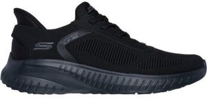 Skechers BOBS SQUAD CHAOS - SOLID STEP Pánska vychádzková obuv, čierna, veľkosť