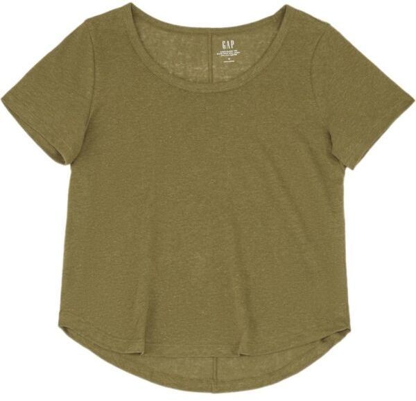 GAP BLEND SCOOP Dámske tričko, khaki, veľkosť