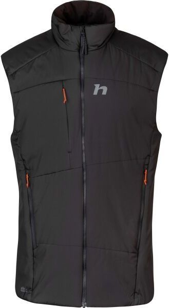 Hannah DEYN VEST Pánska zateplená vesta, tmavo sivá, veľkosť