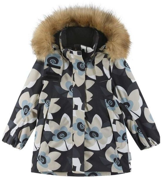 REIMA MUURAME Detská zimná bunda s membránou, čierna, veľkosť