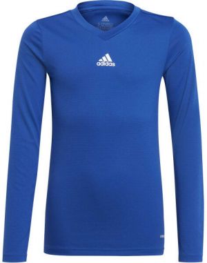 adidas TEAM BASE TEE Y Juniorské futbalové tričko, modrá, veľkosť