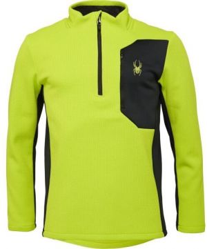 Spyder BANDIT 1/2 ZIP Pánsky funkčný sveter, reflexný neón, veľkosť