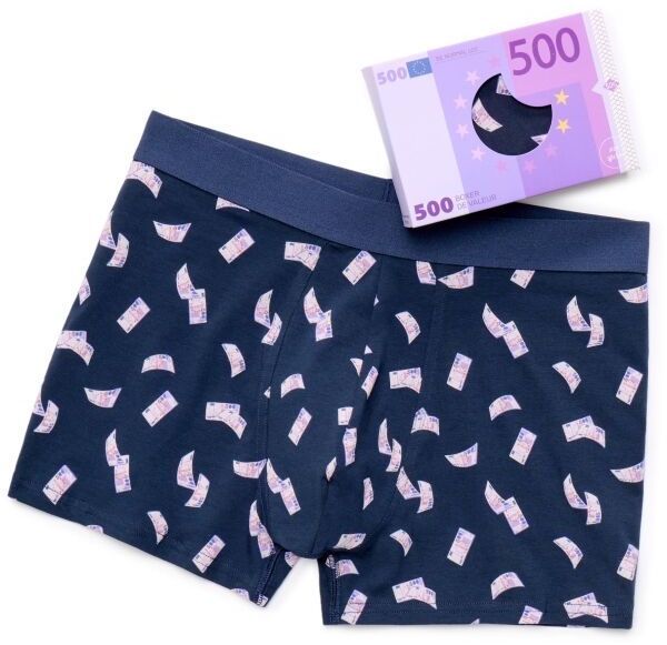 CELIO XMIBOEURO Pánske boxerky v darčekovom balení, tmavo modrá, veľkosť