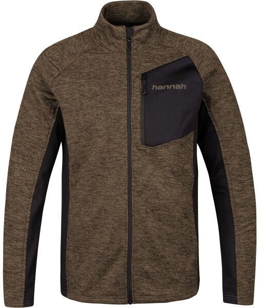 Hannah RON Pánska funkčná mikina, hnedá, veľkosť
