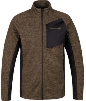 Hannah RON Pánska funkčná mikina, hnedá, veľkosť