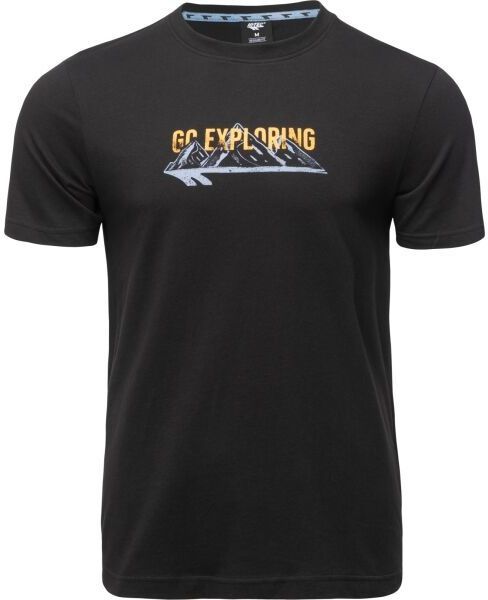 Hi-Tec HOUCINE Pánske bavlnené tričko, čierna, veľkosť