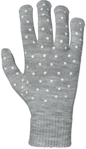 Lewro FAYE Detské pletené rukavice, sivá, veľkosť 4-7Y