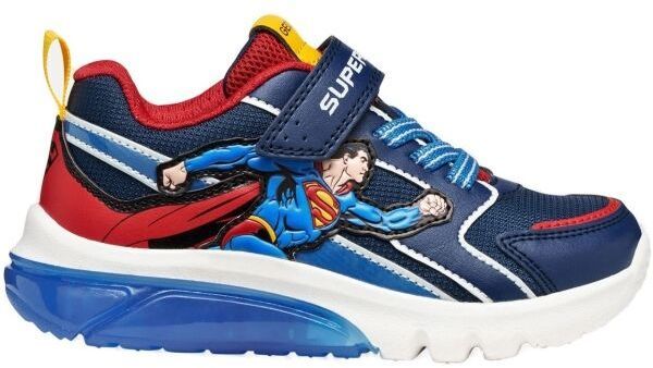 Geox J CIBERDRON Chlapčenská voľnočasová obuv, modrá, veľkosť