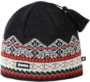 Kama MERINO Zimná čiapka, čierna, veľkosť