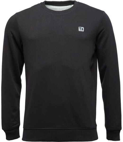 s.Oliver SWEATSHIRT Pánska mikina, čierna, veľkosť