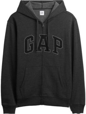 GAP CHL FZ ARCH Pánska mikina, tmavo sivá, veľkosť