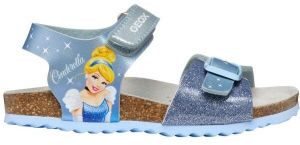 Geox J ADRIEL Dievčenské sandále, svetlomodrá, veľkosť