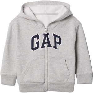 GAP V-LOGO FZ Detská mikina, sivá, veľkosť 2Y