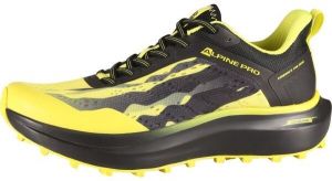 ALPINE PRO CREWE Pánska bežecká obuv, žltá, veľkosť