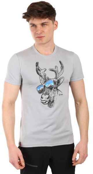 KILPI LISMAIN Pánske funkčné tričko, sivá, veľkosť