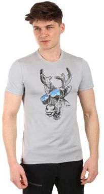 KILPI LISMAIN Pánske funkčné tričko, sivá, veľkosť