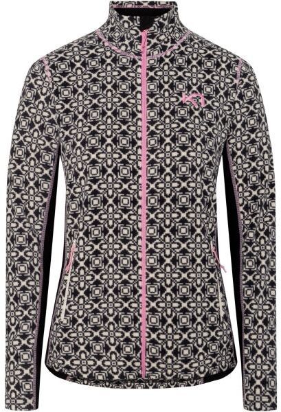 KARI TRAA THALENA Dámska flísová mikina, čierna, veľkosť