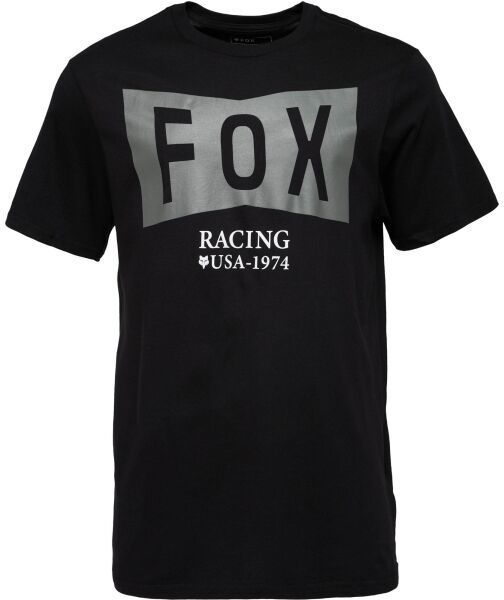 Fox TYPEFACE SS PREM TEE Pánske tričko, čierna, veľkosť