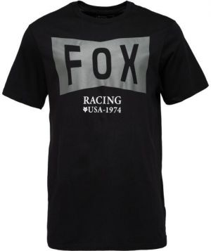 Fox TYPEFACE SS PREM TEE Pánske tričko, čierna, veľkosť