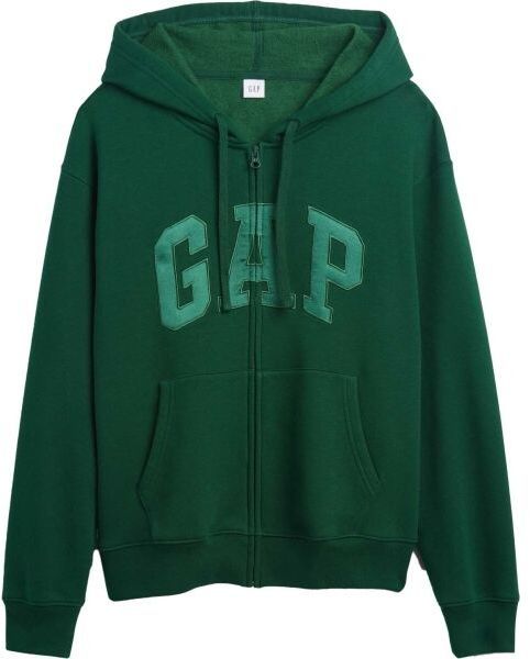 GAP V-GAP HERITAGE FZ HD Dámska mikina, zelená, veľkosť