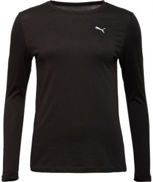 Puma ESSENTIALS LONG SLEEVE TEE Dámske tričko, čierna, veľkosť