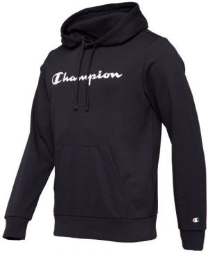 Champion HOODED Pánska mikina, čierna, veľkosť