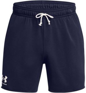 Under Armour RIVAL TERRY 6IN Pánske kraťasy, tmavo modrá, veľkosť