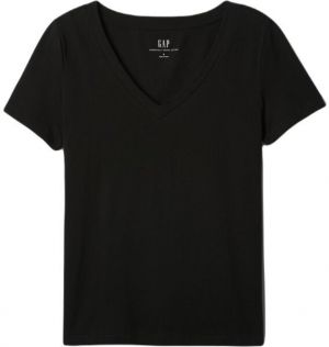 GAP ORGANIC Dámske tričko, čierna, veľkosť