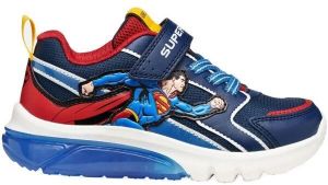 Geox J CIBERDRON Chlapčenská voľnočasová obuv, modrá, veľkosť