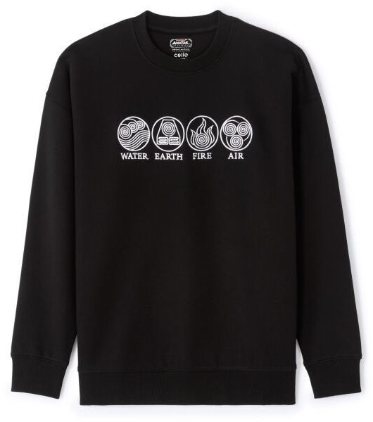 CELIO LMEAVASW Pánska mikina, čierna, veľkosť