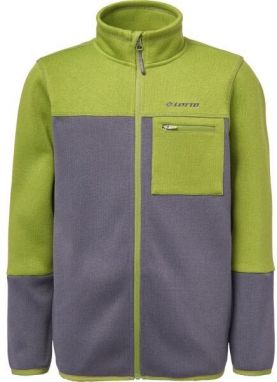 Lotto ARLIE Detská mikina sveterového vzhľadu, svetlo zelená, veľkosť 152-158