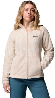 Columbia BENTON SPRINGS™ PRINTED FULL ZIP Dámska flísová mikina, béžová, veľkosť