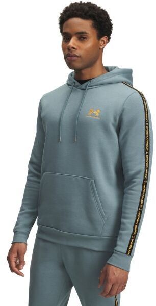 Under Armour ICON FLEECE TAPING Pánska mikina, svetlomodrá, veľkosť