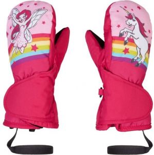 Ziener LEMMI-Z MINIS Detské lyžiarske palčiaky, ružová, veľkosť