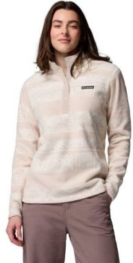 Columbia BENTON SPRINGS™ PRINTED 1/2 SNAP Dámska flísová mikina, béžová, veľkosť