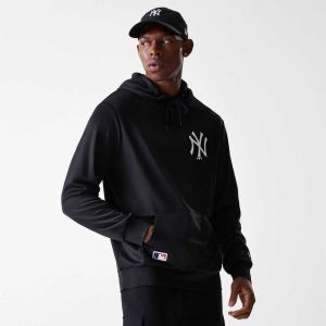 New Era NEW YORK YANKEES MLB ESSENTIALS HOODIE Pánska mikina, čierna, veľkosť