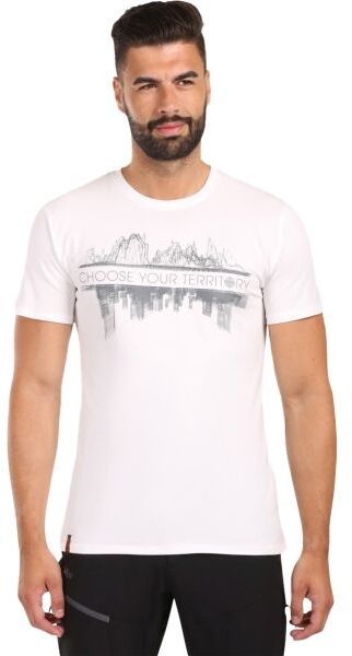 KILPI DISCOVER Pánske bavlnené tričko, biela, veľkosť