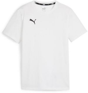 Puma TEAMGOAL CASUALS TEE JR Chlapčenské športové tričko, biela, veľkosť