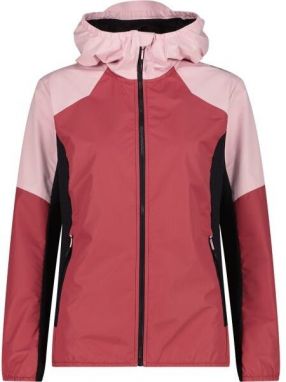 CMP WOMAN JACKET HYBRID FIX HOOD Dámska bunda, červená, veľkosť