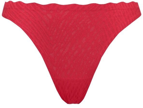 SLOGGI ZERO FEEL BLISS FESTIVE STRING Dámske nohavičky, červená, veľkosť