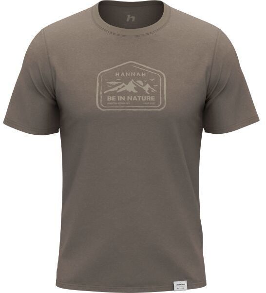 Hannah MIKO Pánske tričko, hnedá, veľkosť XXXL